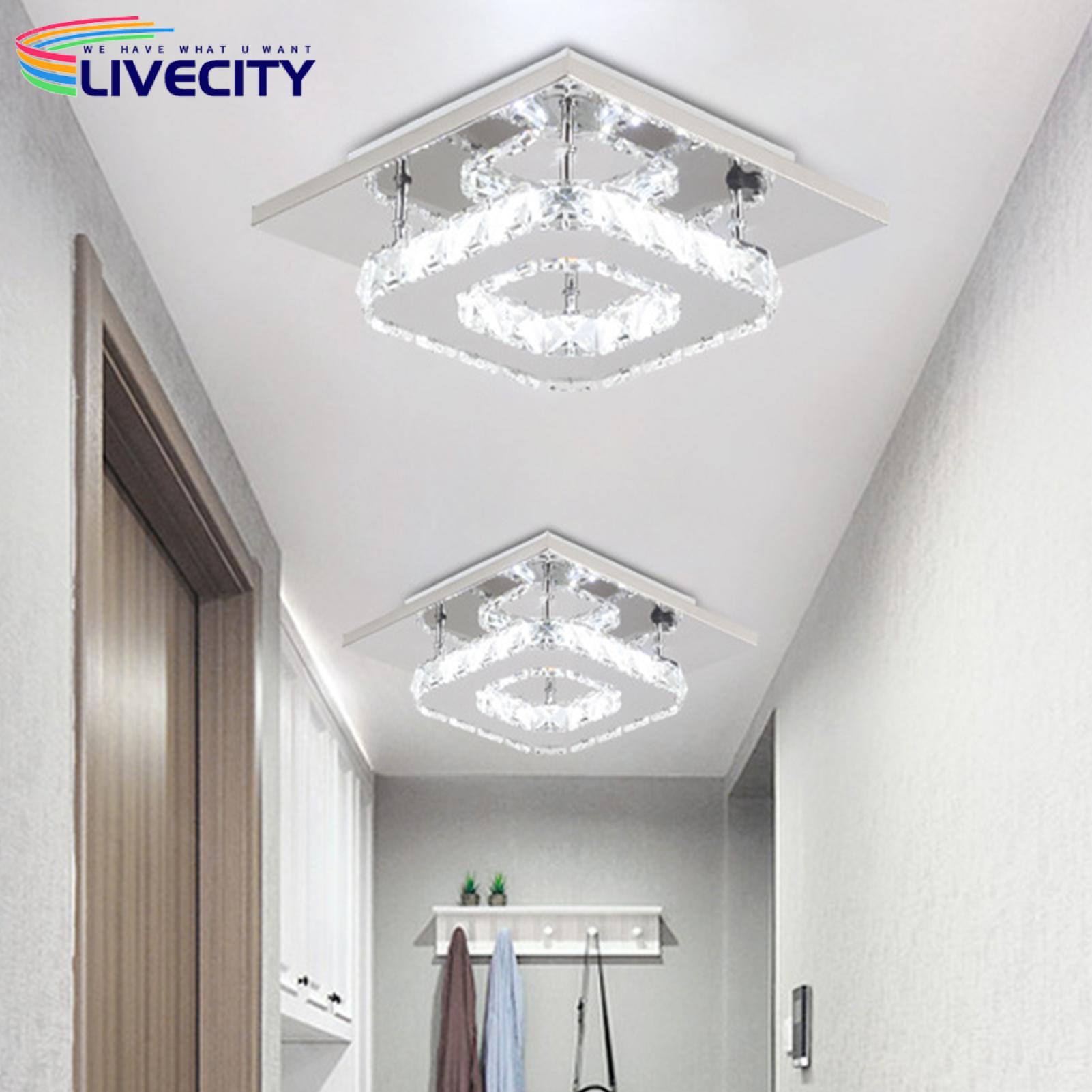 Corridor Ceiling Light Flicker Free Modern Square LED Ceiling Light Lighting Fixture. 