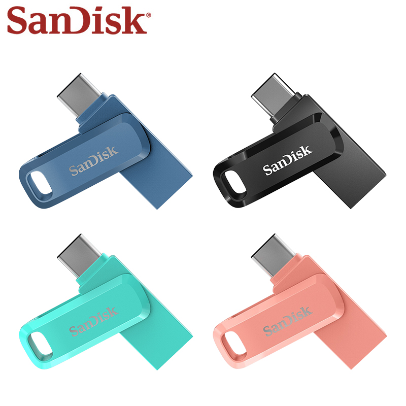 SanDisk DDC3 USB Flash Drive Type-C OTG USB3.1 Pen Drive Mobile USB drive Up to 150Mb/s Flash Pendrive for phone Type-A computer