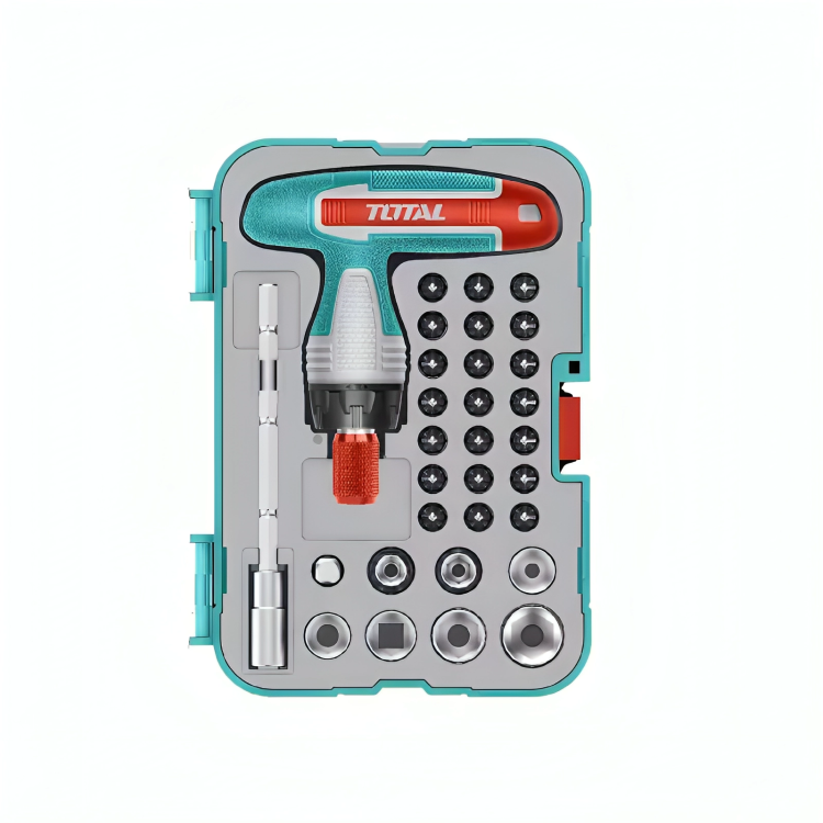 TOTAL 31pcs T-handle Wrench Screwdriver Set — Super Tools. 