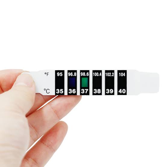 Fever Scan Baby Forehead Thermometer Strip Infant child Temperature Test Reusable Flexible. 