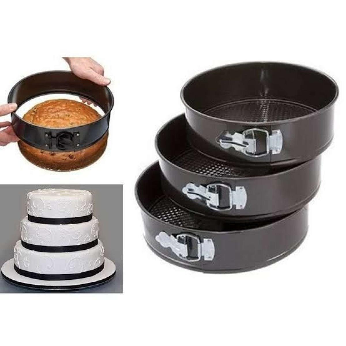 Nonstick Cake mould shape 3 pcs set