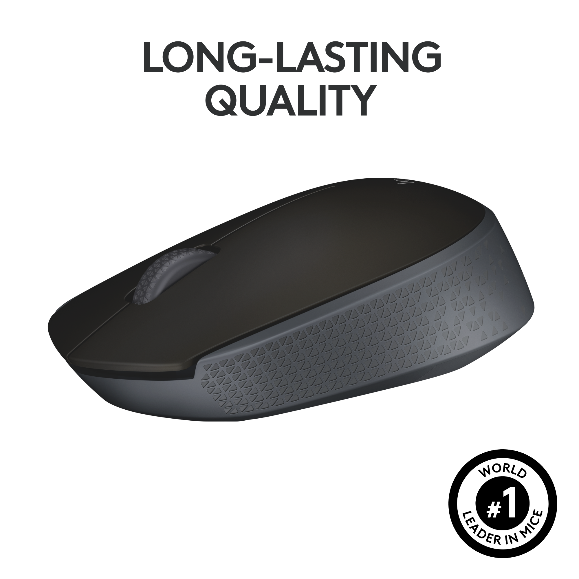 Logitech M171 Wireless Mouse, 2.4 GHz with USB Nano Receiver, Optical Tracking, 12-Months Battery Life, Ambidextrous, PC / Mac / Laptop. 