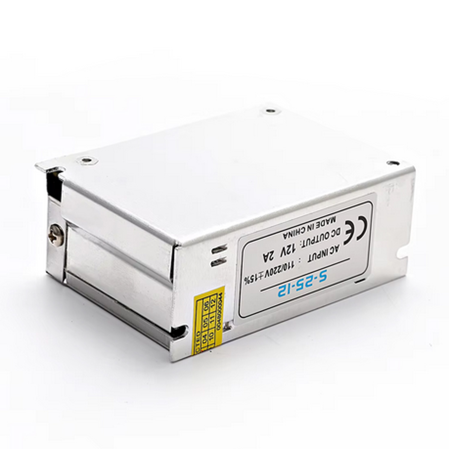 DC 12V 2A Switching Power Supply Indoor Aluminum Case LED Driver Transformer Converter Adapter SMPS single output12V 2A 25W power adapter. 