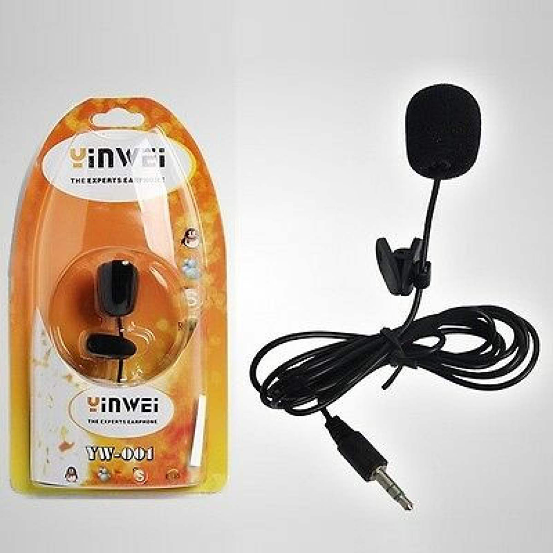 YW-001 Clip Microphone Multymedia For PC MD Voice Recorder. 