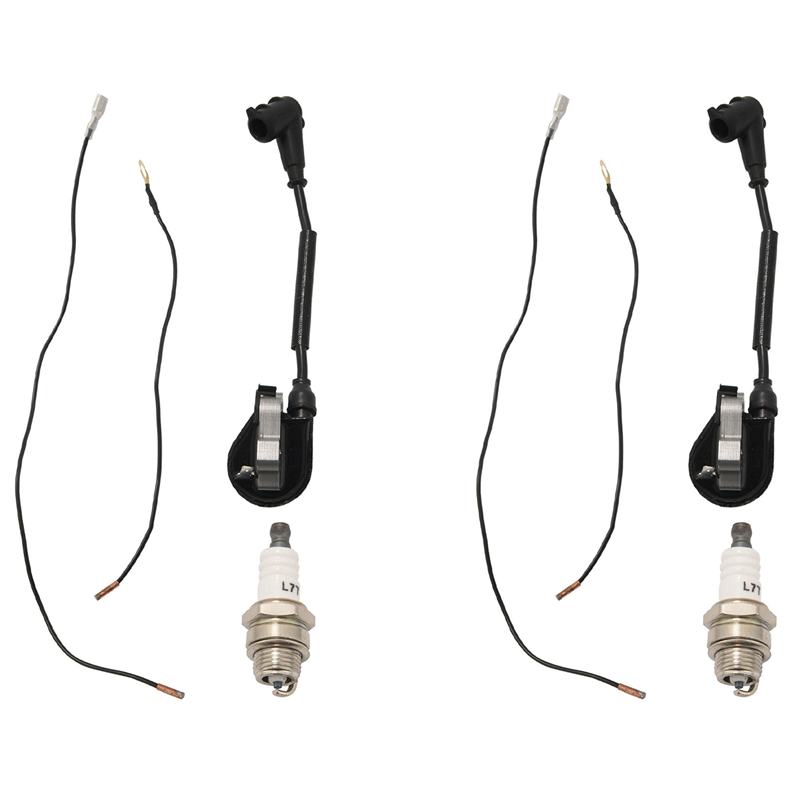 TWEXQNY 2X Ignition Coil with Spark-Plug for 024 026 028 029 034 036 038 039 044 048 Ms240 Ms260 Ms290 Ms310 Ms360