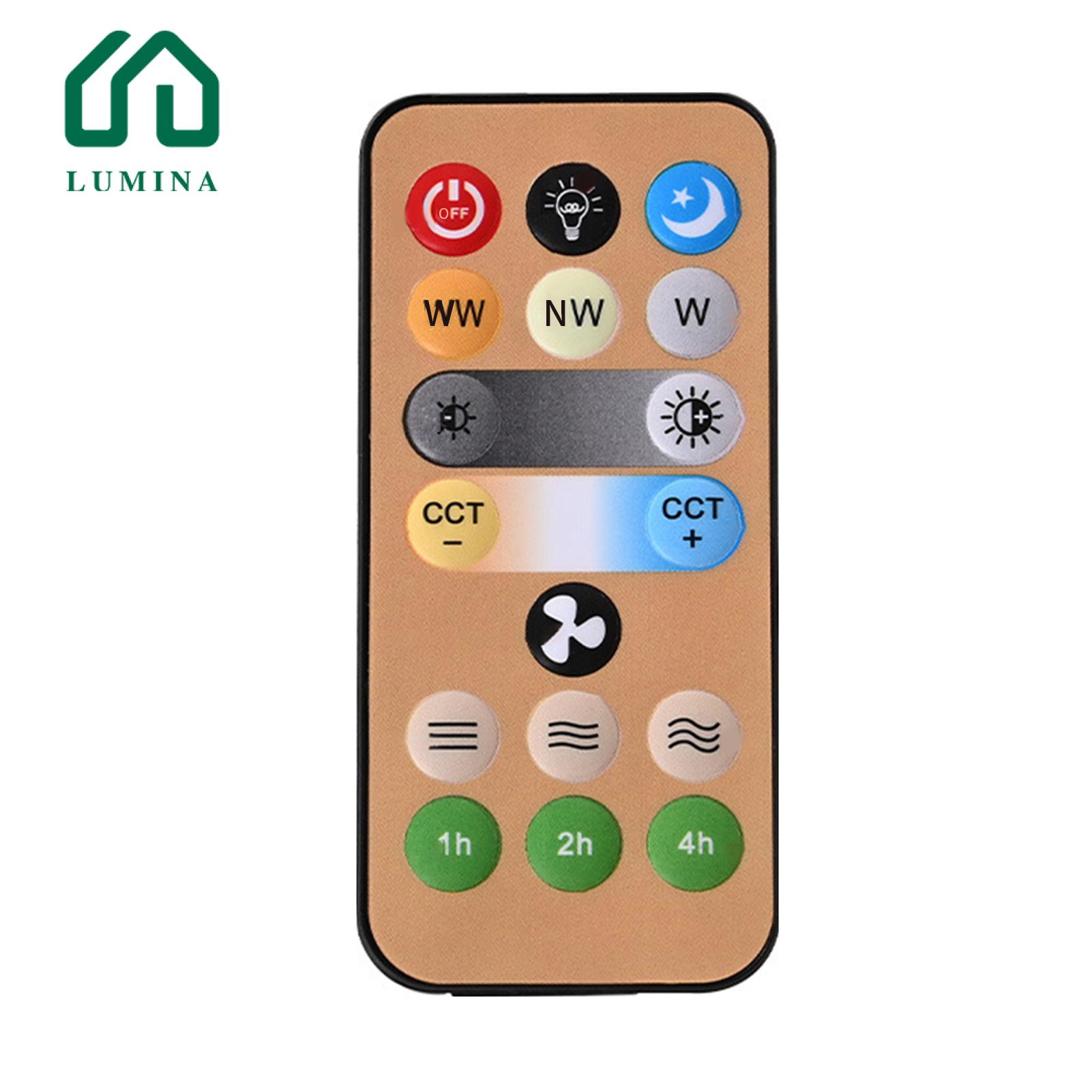 Lumina Ceiling Fan Light Energy-saving Bladeless Ceiling Fan with Led Light Remote Control Quiet Operation 3 Speed Settings Perfect for Homes Fan Light. 