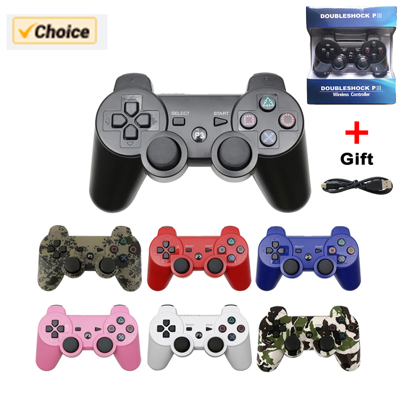 Wireless Bluetooth Gamepad For Sony PS3 Controller Play Station 3 Super Slim Joystick for PC 6 Axis Gyro Remote Handle ontrole