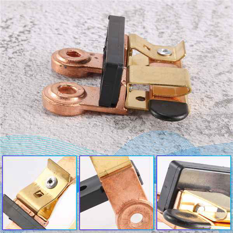 NCANRUI Side Post Knife Blade Switch 12V / 24V Battery Disconnect Switch Isolator for Marine Car Boat RV ATV (with Long Bolt). 