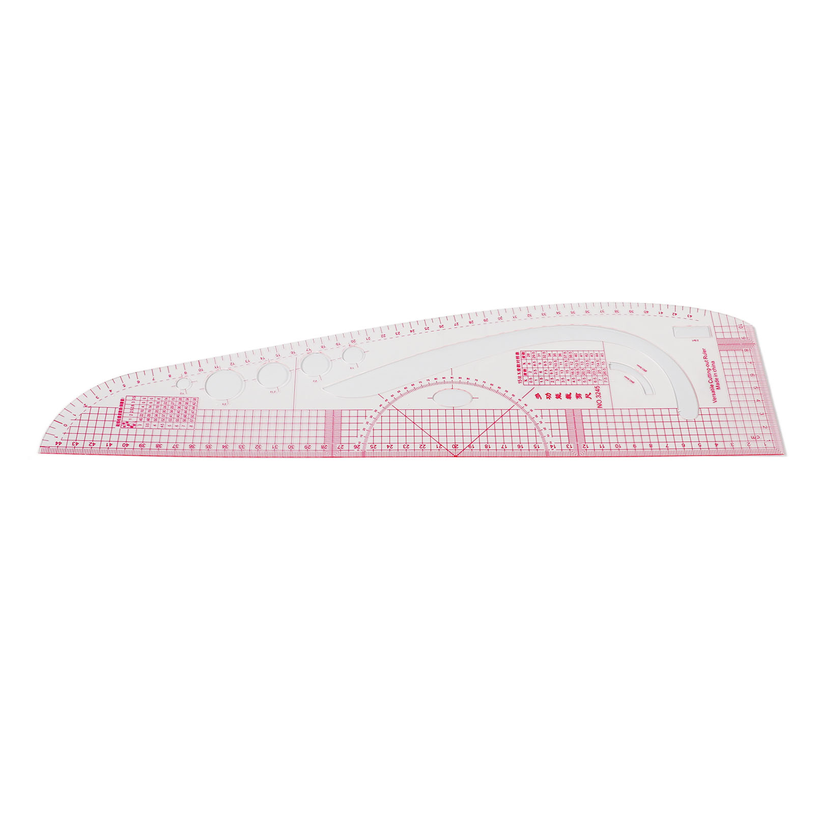 7pcs French Curve Ruler Set High Accuracy Tools Sewing Rulers With Scale Kit. 