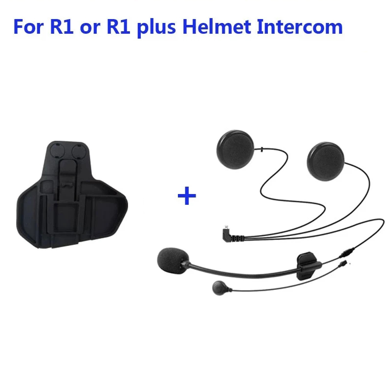 FreedConn Original Accessories Hard/Soft Microphone 5 Pin Clip for R1 R1-PLUS Full/Open Face Helmet Intercom Headset
