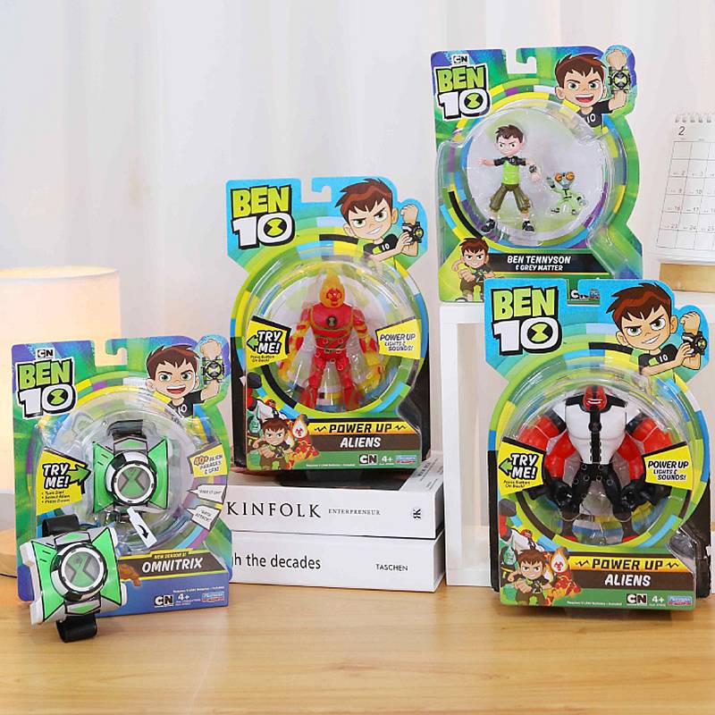 Genuine BEN 10 Junior Hacker Omnitrix Basic Sound and Light Function Small Class Doll Toy Transformed into a Watch. 