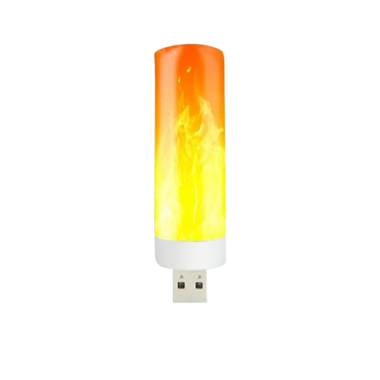 LED Flame Effect Light Flame Bulb USB Rechargeable Save Energy LED Flame Light Fireplace Lights for Room Party Bar Decor Fire-like Lantern Natural Fire Effect Warm Atmosphere Save Energy vividly