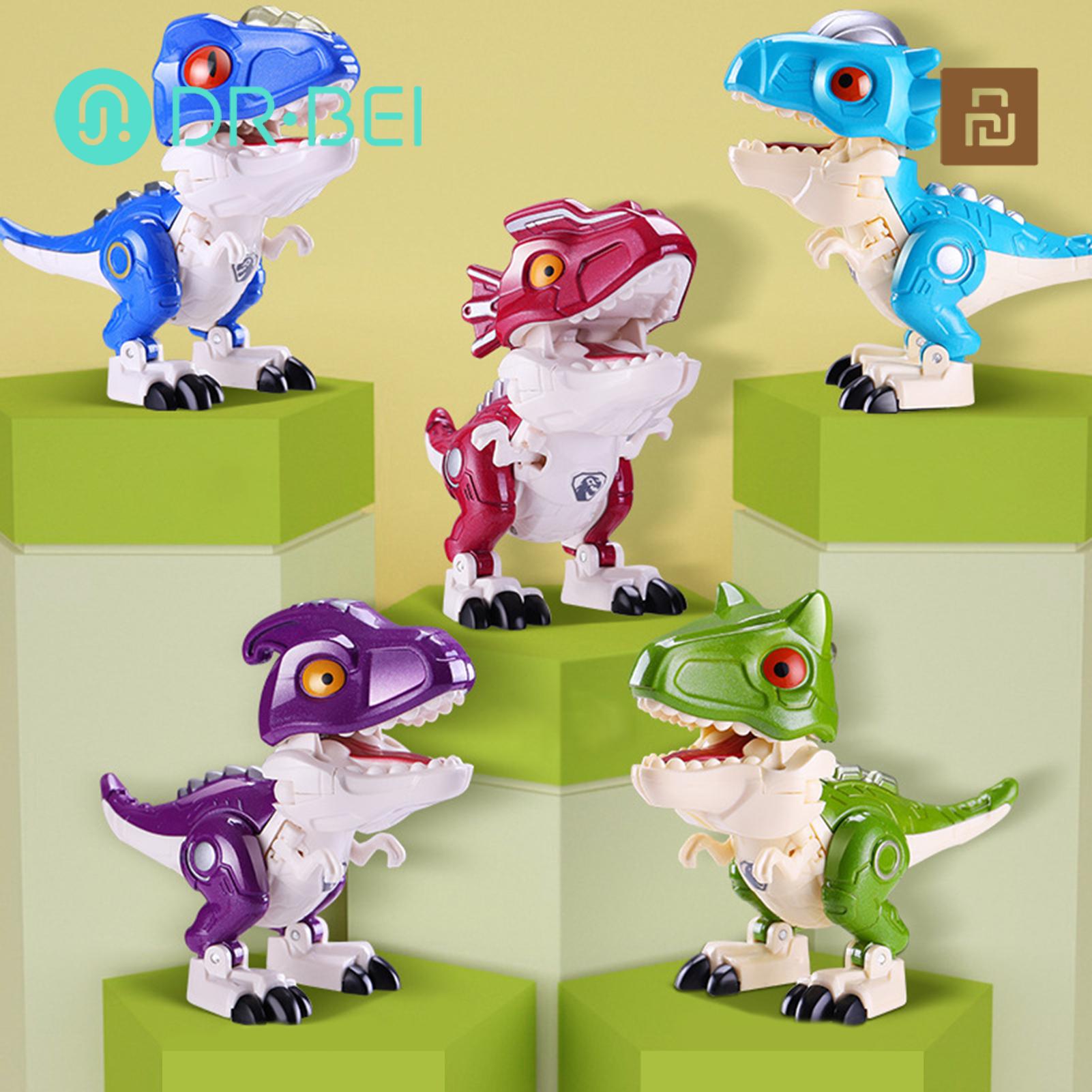 DR BEI Robot Dinosaur Toy Dilophosaurus Simulation Dinosaur Robot Model Toys. 