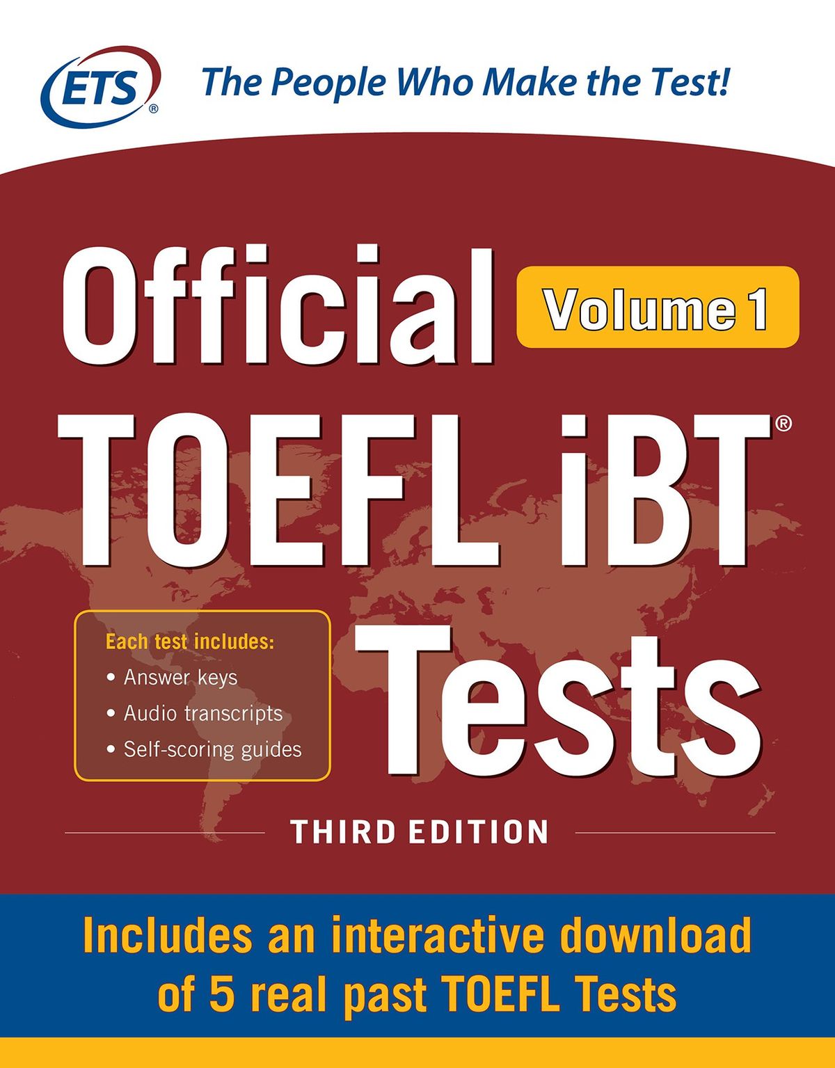Official TOEFL iBT Tests Volume 1. 