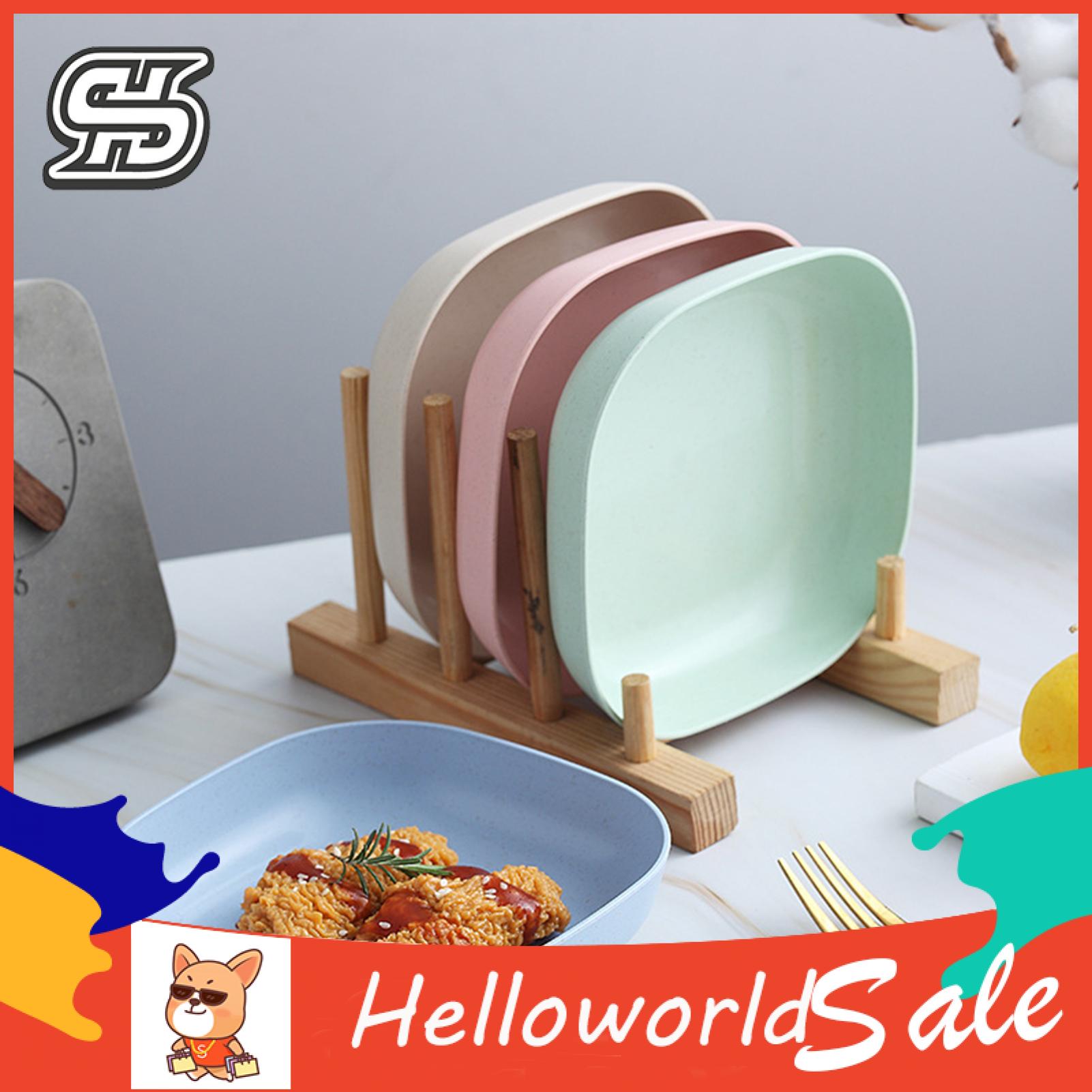 HelloWorld Food Container Heat-resistant Daily Use Smooth Rice Fruit Bowl. 