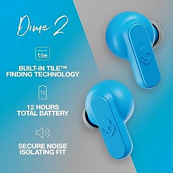 Skullcandy Dime 2 True Wireless Bluetooth Earbuds. 