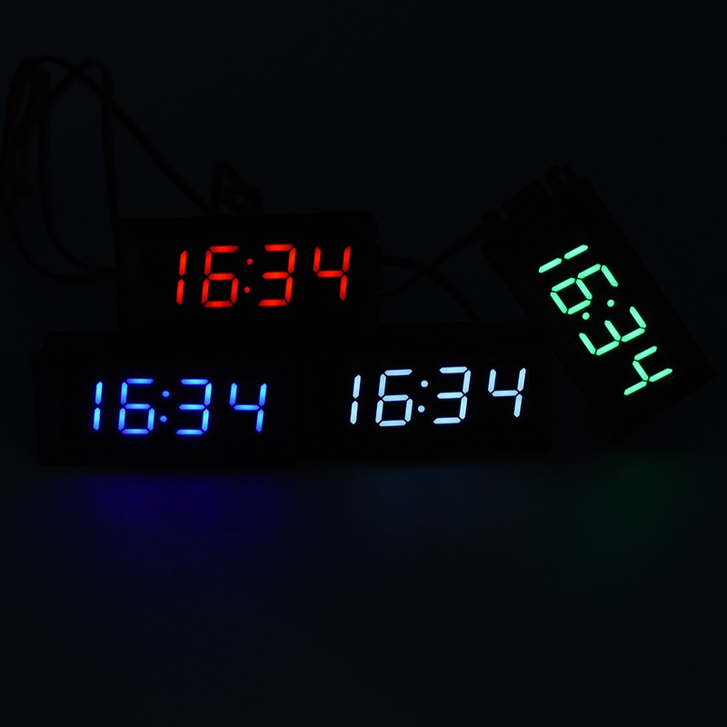 WiFi timing clock module network automatic timing LED digital tube electronic clock kit USB 5V Precise self illumination. 