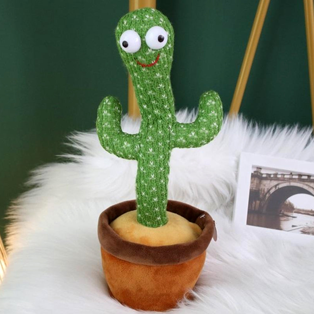 Cactus Plush Funny Electronic Shaking Cactus Singing Dancing Cactus Twisting Cactus Cute Plush Toy Education Toy Plush Toy with 120 Songs for Home Decoration and Children Playing Birthday Gift Kids Toy: Buy