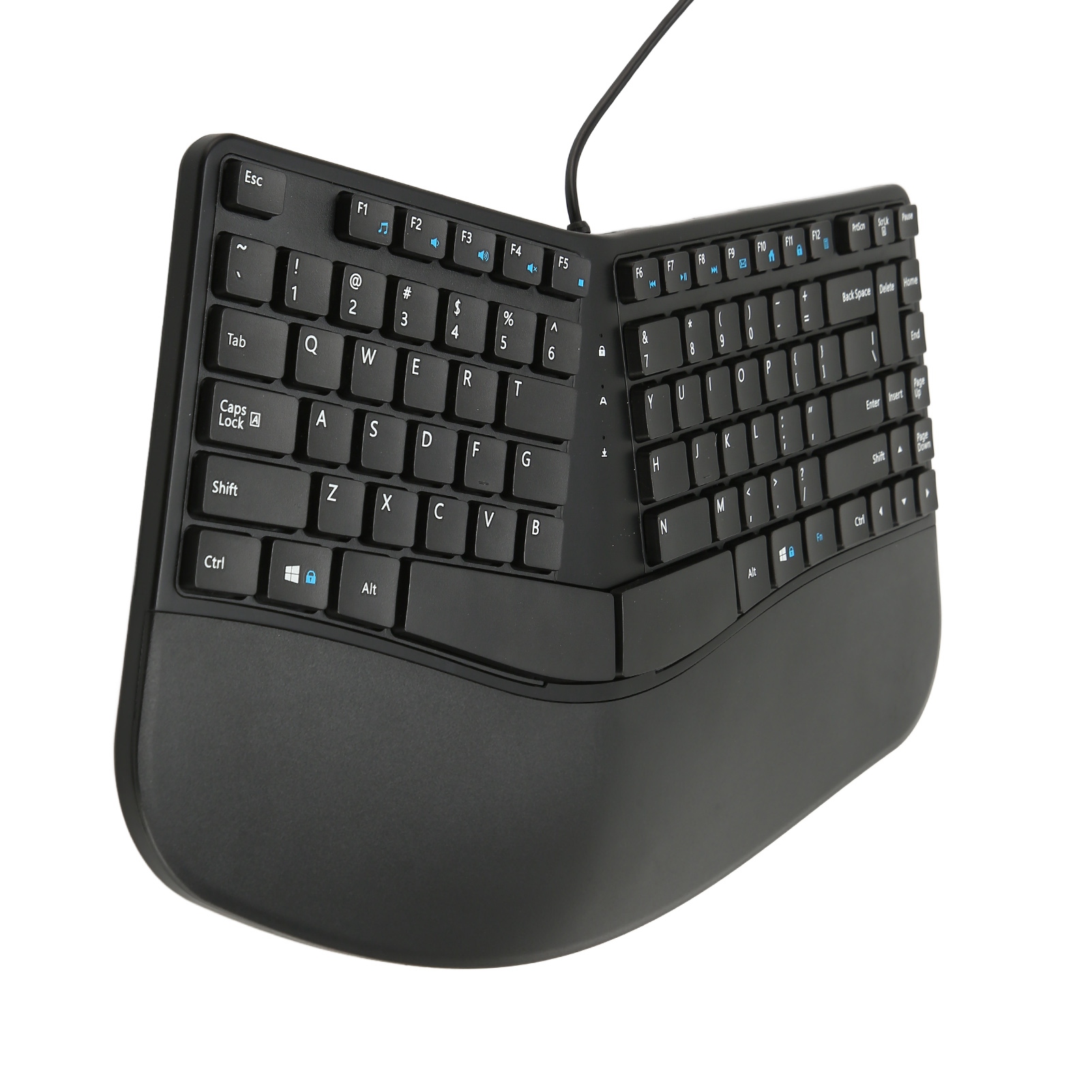 Ergonomic Keyboard, Computer Keyboard Split Tilt with Palm Rest for Offices. 