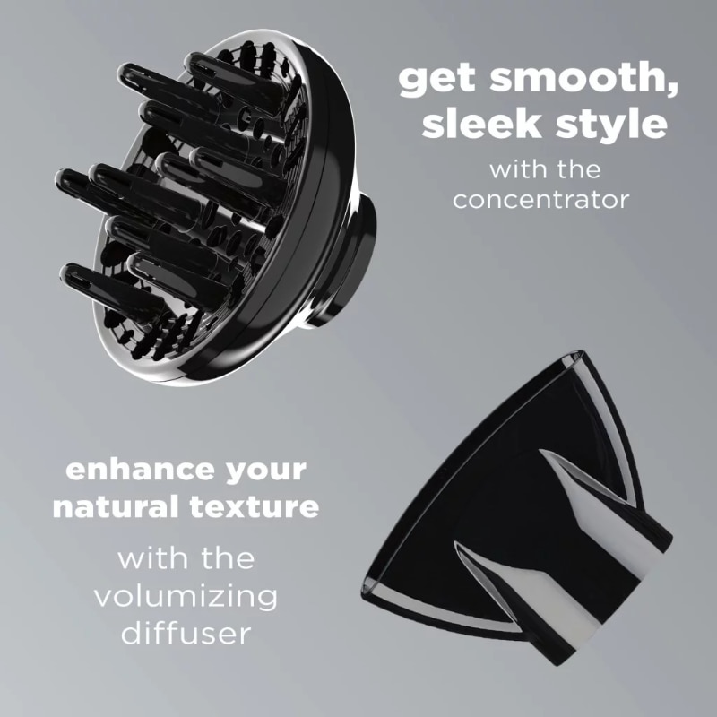 InfinitiPRO by Conair Ionic Hair Dryers, Rainbow with Concentrator and Diffuser 490R. 