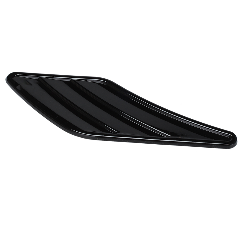2Pcs ABT Side Shark Gills Sticker Decals for-Audi A5 S5 A4 B8 B6 A6 A3 R8 TT -AUDI ABT Fender Sticker,Black. 