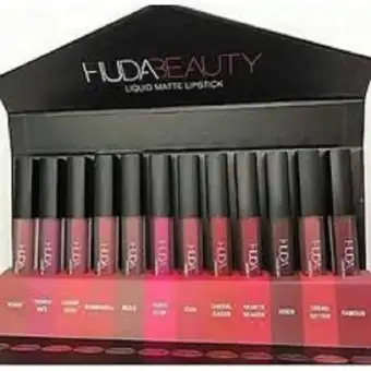 huda beauty liquid matte lipstick set