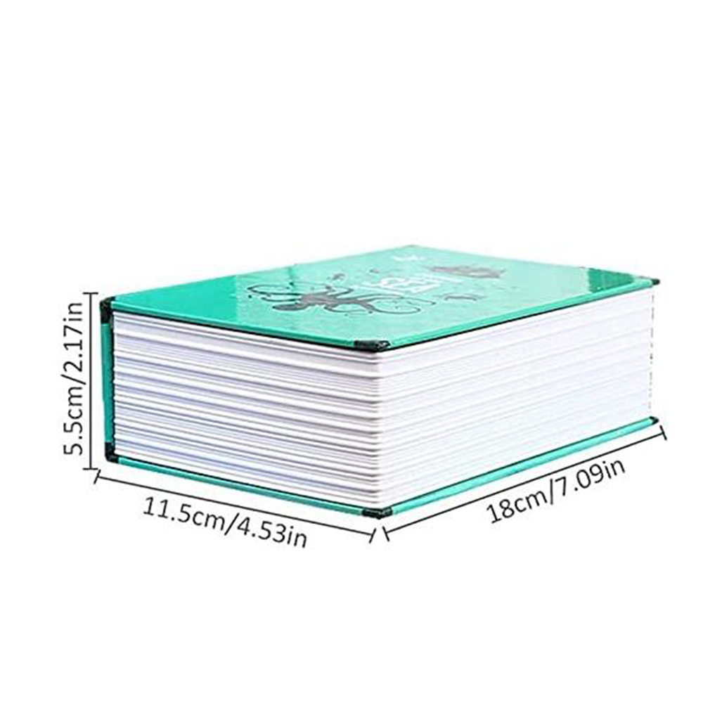 Dictionary Book Safe Storage Box, Hidden Safe with 3 Digital Combination Lock, Anti-Theft Safe Secret Box, (Blue). 