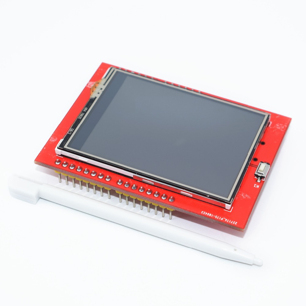 【YIYANGMAOYI111】LCD TFT 2.4 inch LCD screen for Arduino UNO R3 and support mega 2560 with gif Touch pen. 