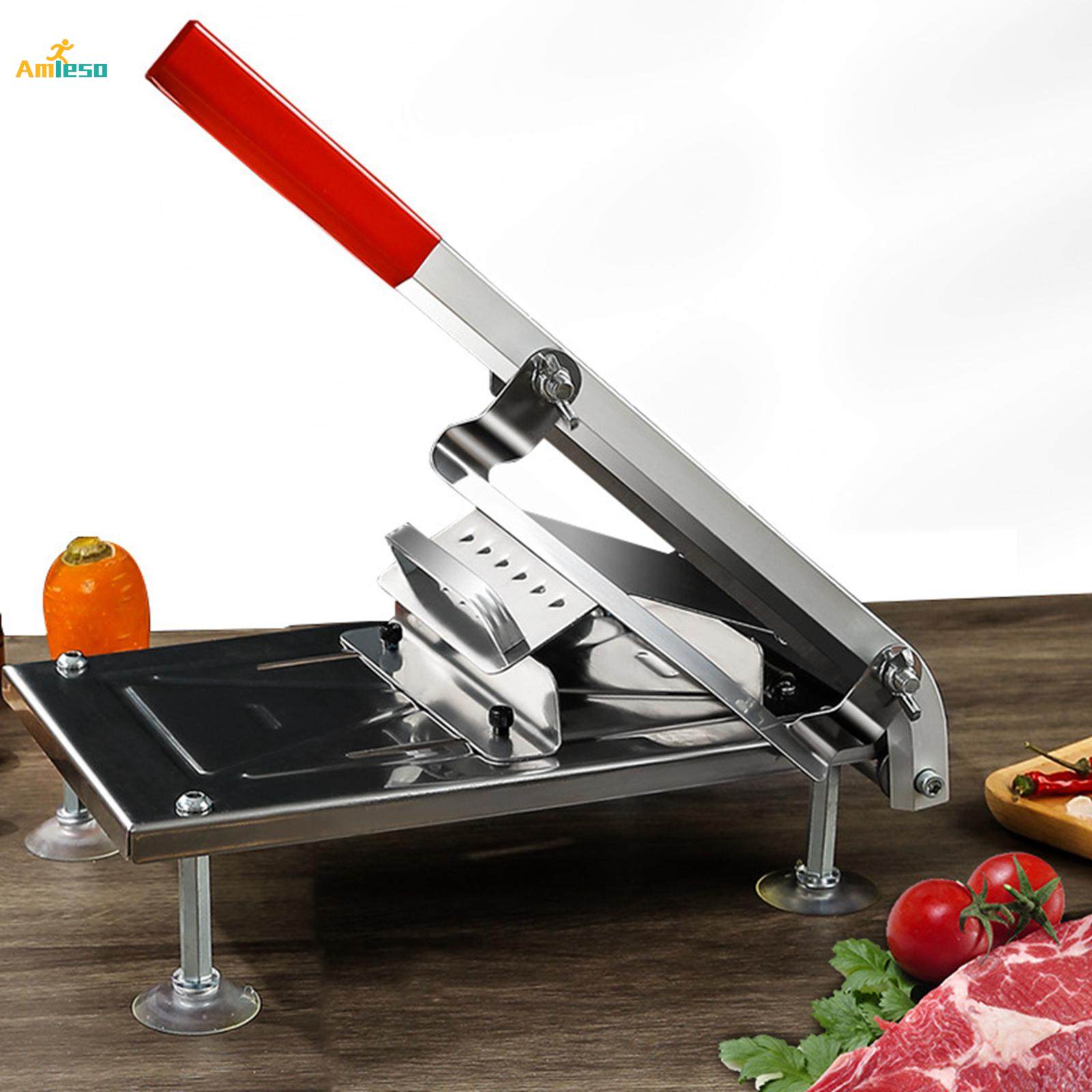 Manual Meat Slicer Roll Slicing Cleavers for Fruits Restaurant Shabu. 