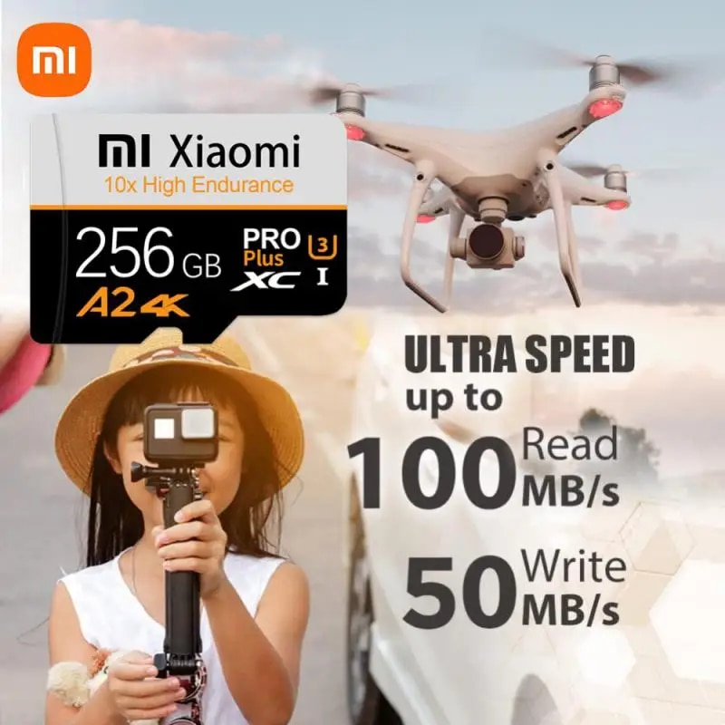 Original Xiaomi 1TB Micro SDXC Card Memory Card TF/SD 128GB 256GB 512GB Mini Memory Card Class10 Sd Card For Camera/Phone. 