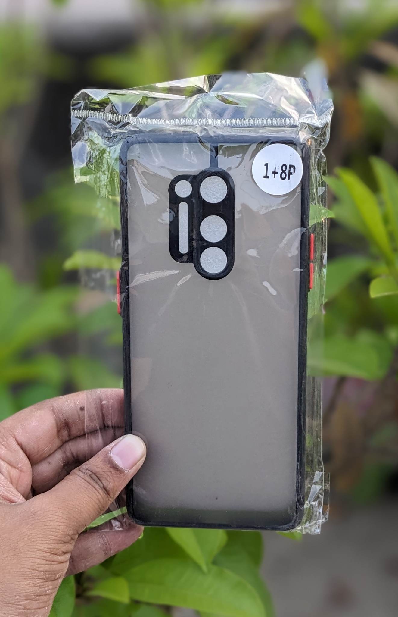 Camera Protection Bumper Phone Cases For OnePlus 8 Pro Matte Translucent Shockproof Back Cover. 