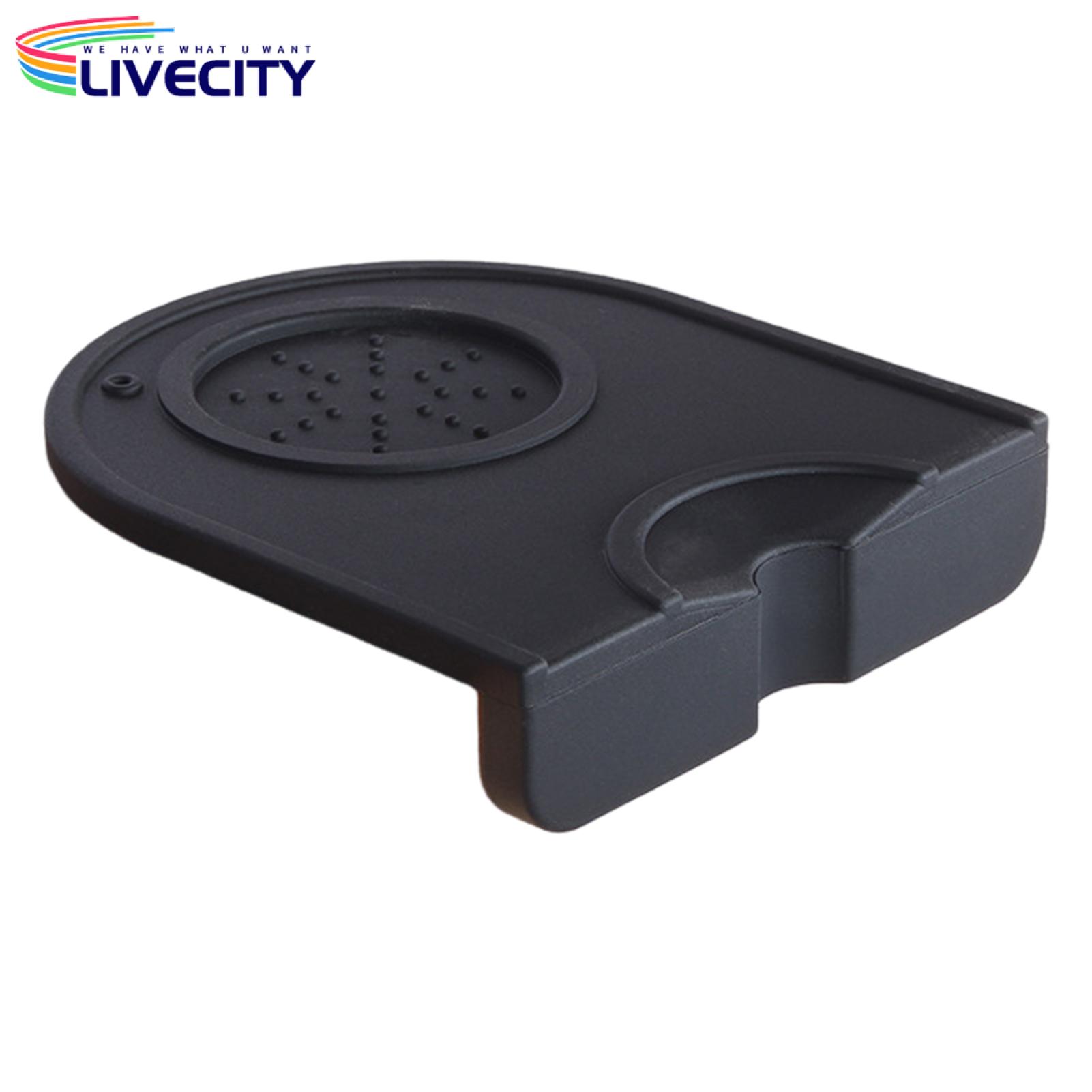 Espresso Mhine cessory Non-slip Espresso Tamping Pad for Coffee Mhine Food-grade Silicone Mat to Protect Countertops Buyers' Choice Coffee Pressing Pad