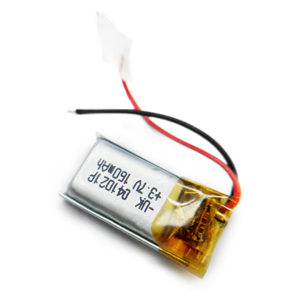 New 160Mah 3.7V Lithium Polymer 401021P Battery For Small Toys, Bluetooth Headset, Miniature Devices & Diy Projects - Rechargeable Battery. 