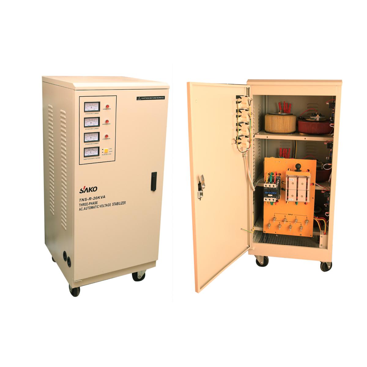 20kva Automatic Voltage Stabilizer (Lift Model) 20KVA 3Phase Servo Type. 