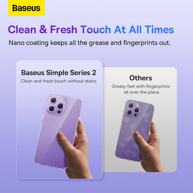 Baseus Jane Series 2 Transparent Phone Case With For iPhone 15 14 13 12 11 Pro Max Mini X XR XS MAX Phone Casing Shockproof Phone Cover With Full Cover Camera Protection. 