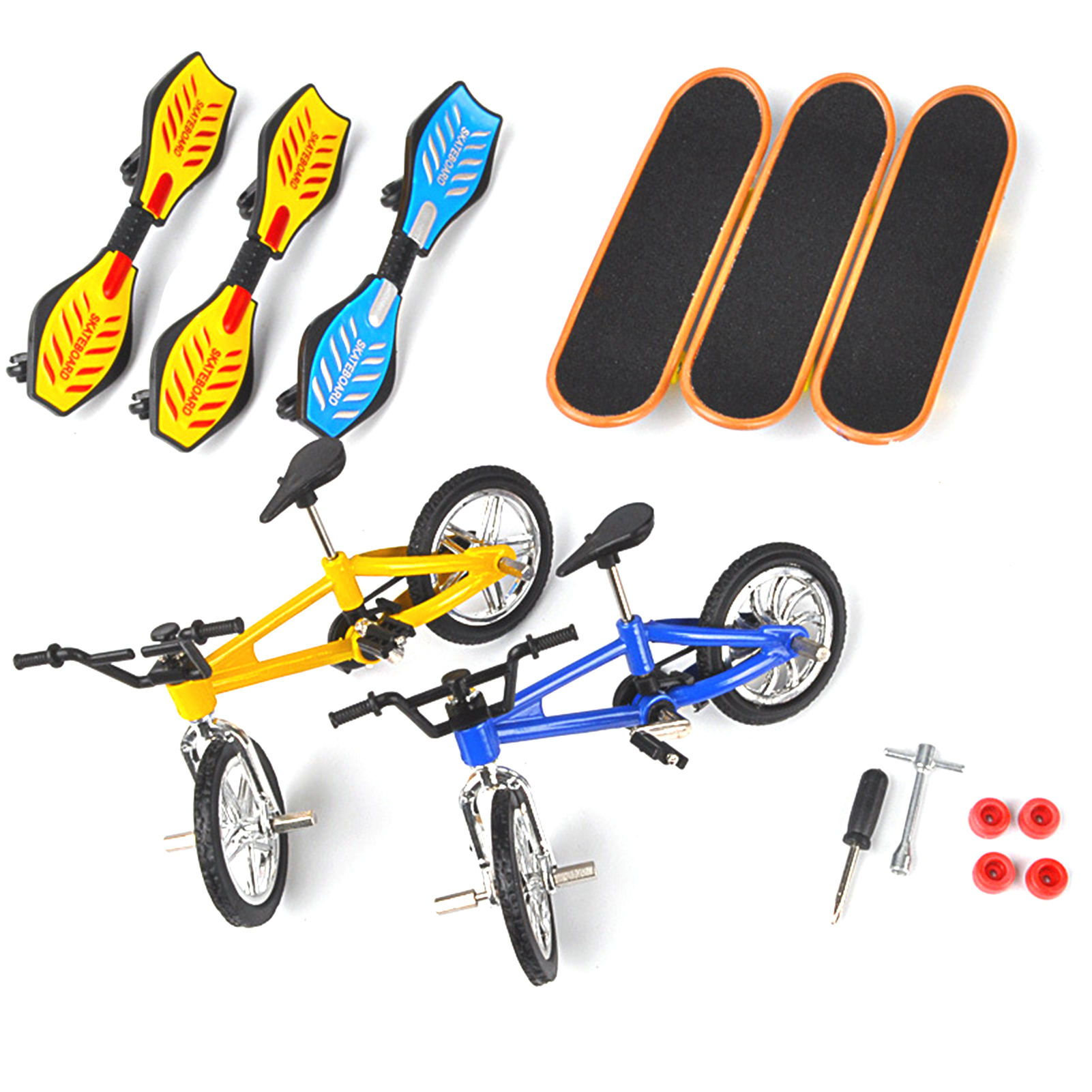 Professional Children Mini Bicycle Skateboard Assembled Finger Toy