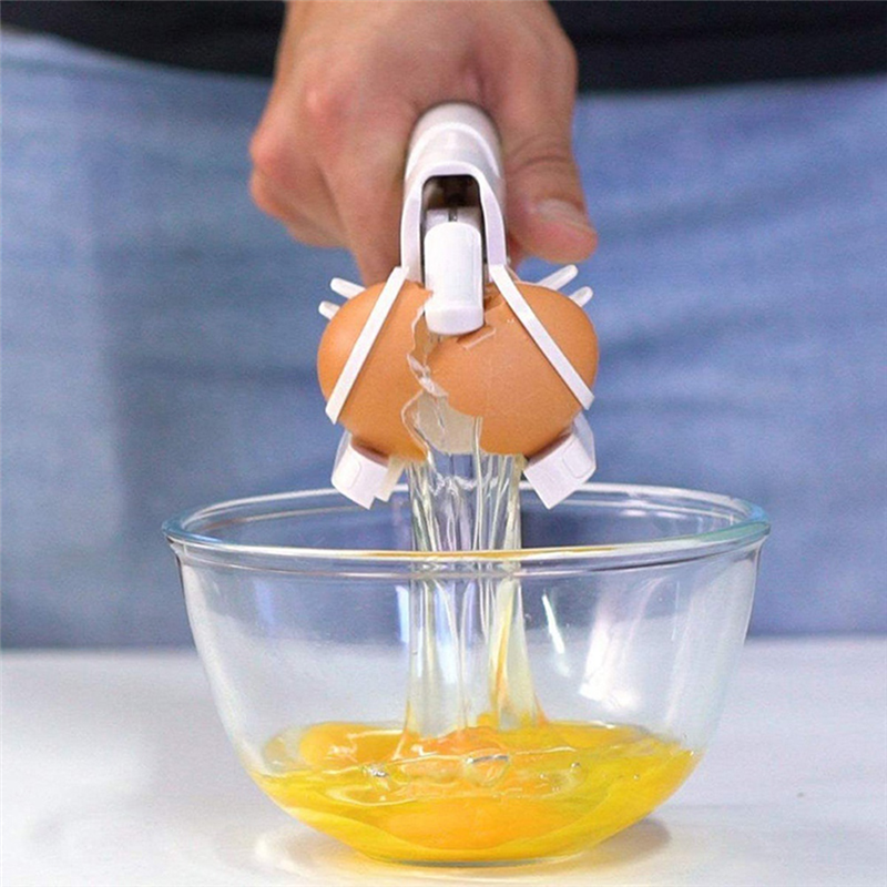 Egg Shell Cracker Handheld Plastic Egg Breaker Egg Opener Kitchen Gadget Tool 4PCS. 