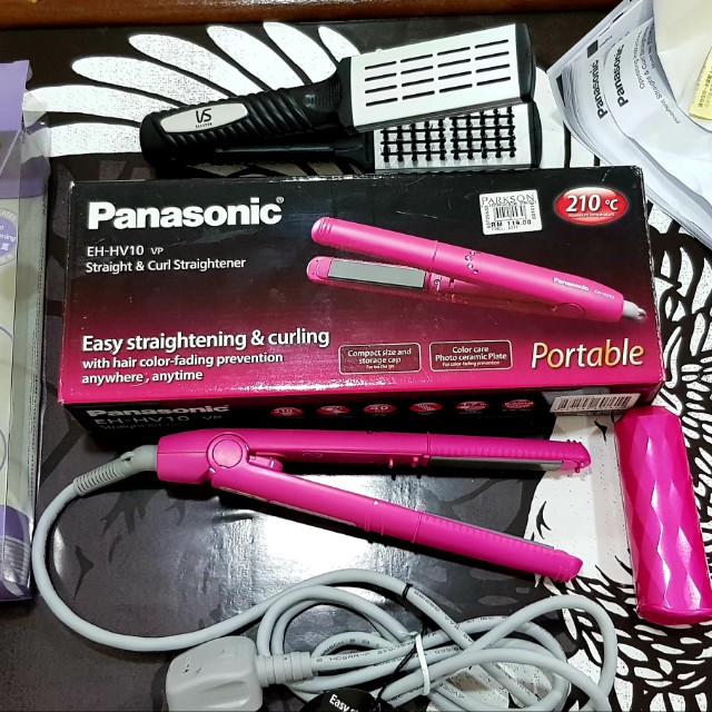 panasonic hair straightener eh hv10