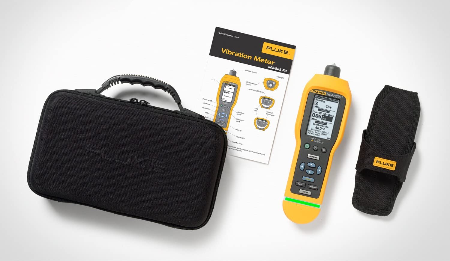 FLUKE 805 Vibration Meter Handheld Vibration Tester - Kings Trading. 