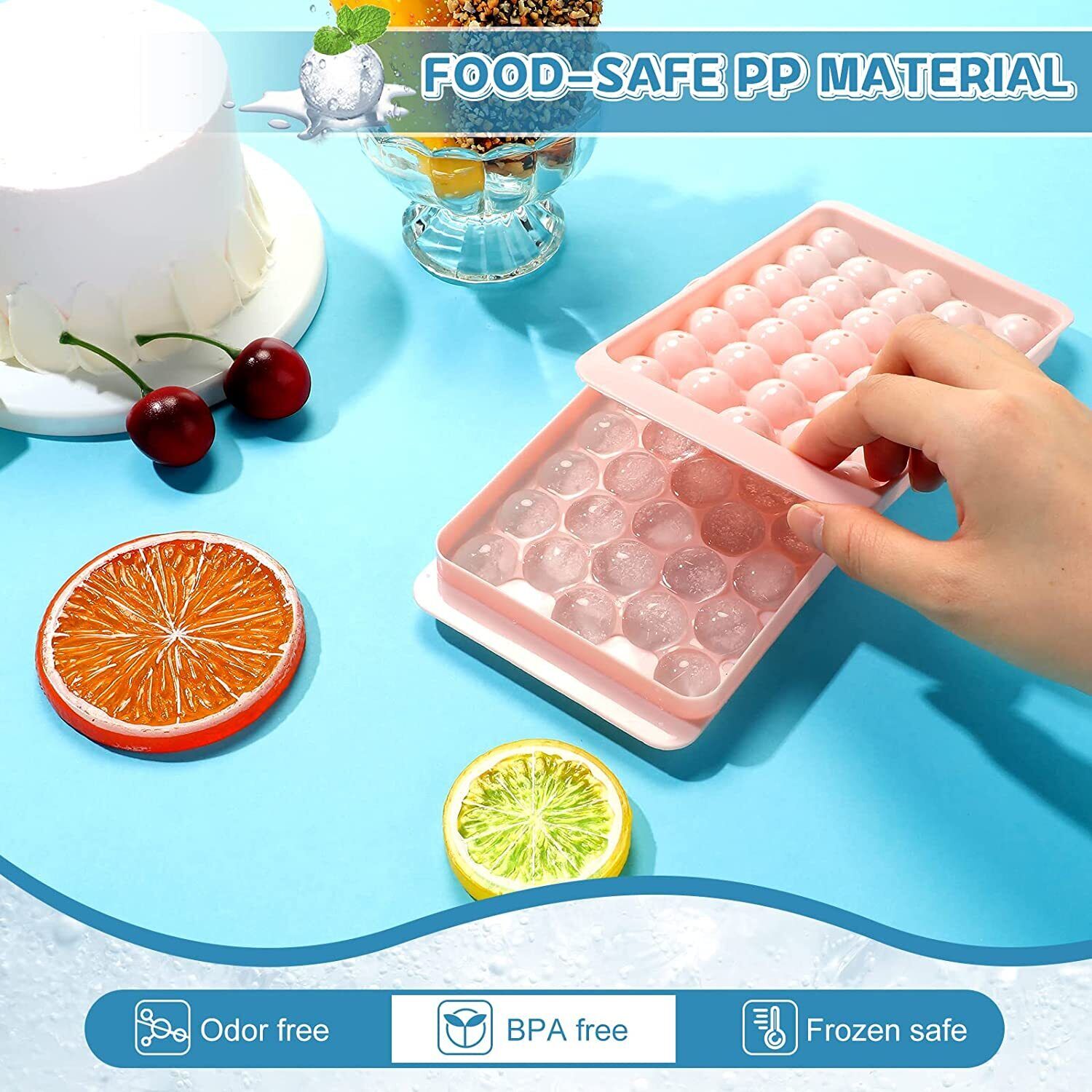 Mini Ice Ball Maker Mold Ice Cube Ice for Freezer Sphere Ice Cube Tray Ice Ball. 