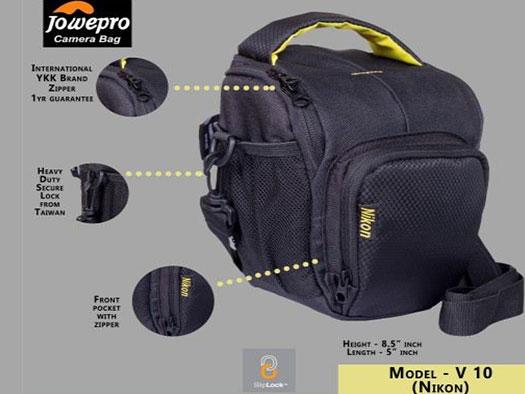 Nikon V10 - DSLR Camera Bag - Black&Yellow - Dslr Camera - Dslr Camera. 