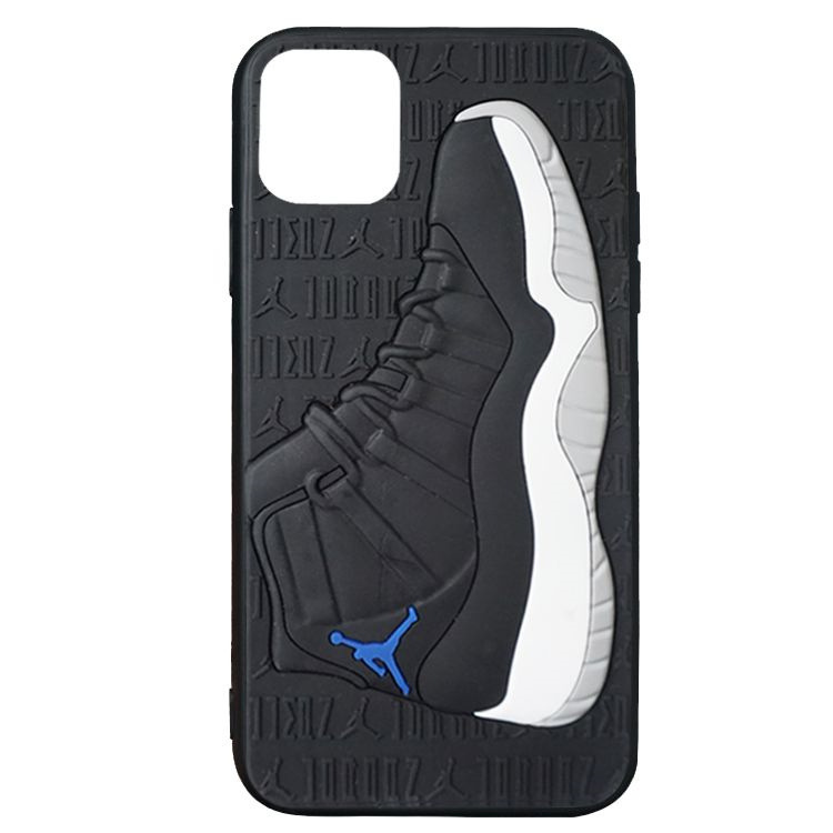 Trendy shell AJ Jordan case Suitable for Apple 11 iPhone12pro Three-Dimensional Sole Jordan Phone Case. 