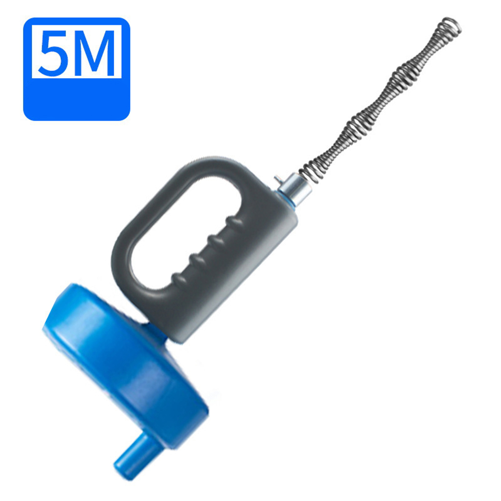 Dapetz ® Drain Unblocker 7 Eter Auger Snake Toilet Sink Unblocking Tool, Rotating Steel Wire - View #3