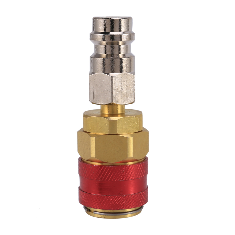 2X High and Low Side Expansion Adapter R134A Freon Quick Connector Adapter Automotive Air Conditioning for for. 