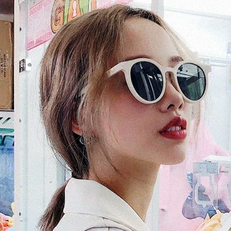 【happy one】BlackXojoX Sunglasses Women Vintage Designer Round Glasses Simple Girls Goggles Ladies Shade Eyewear UV400. 