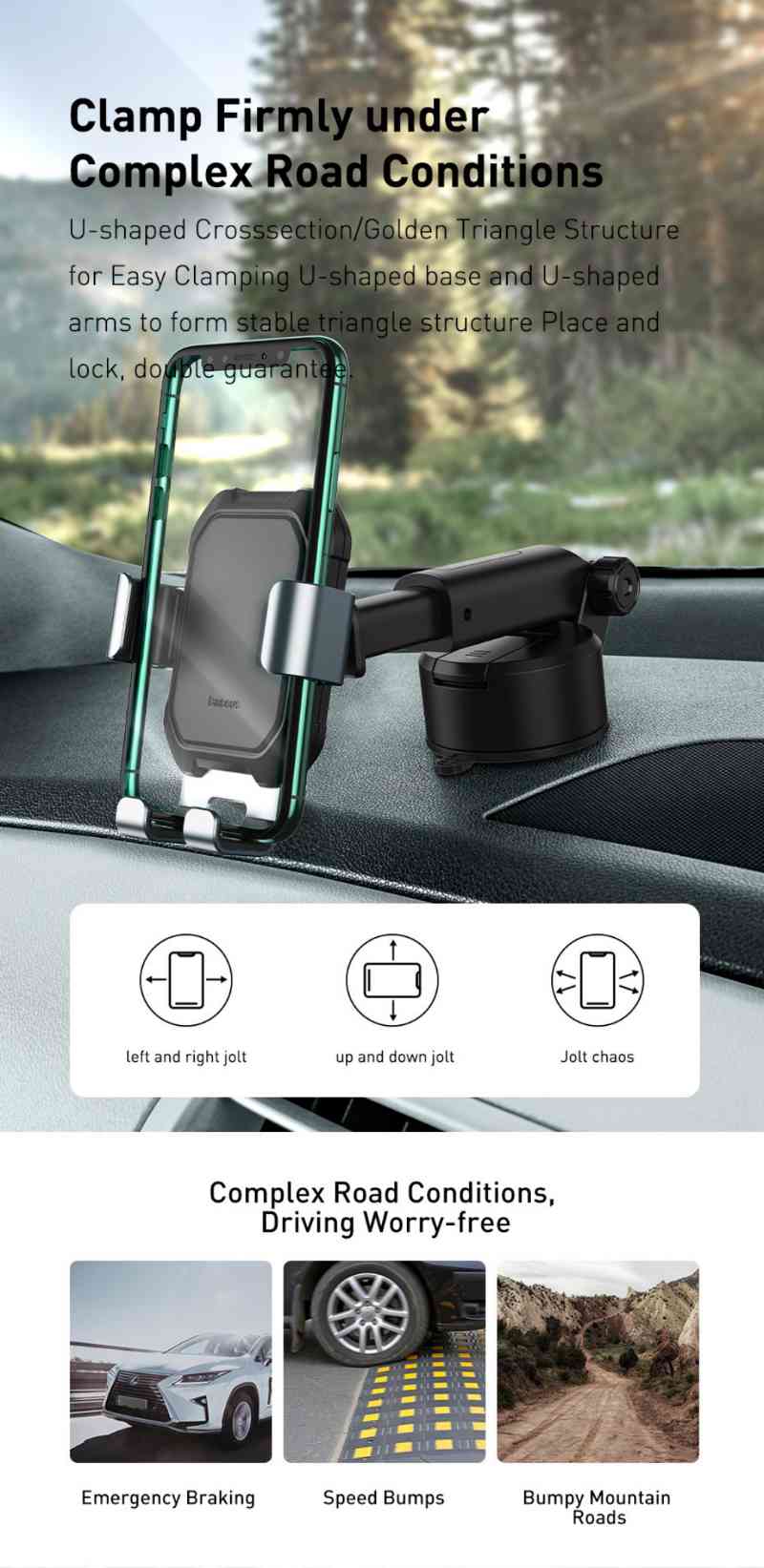 Baseus SUYL-TK01 Tank Gravity Car Mount Holder. 