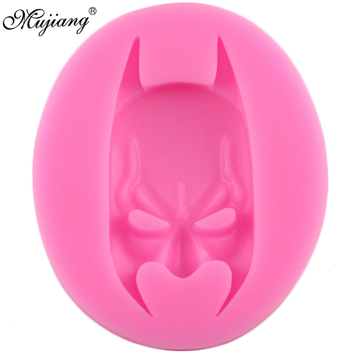【happy one】Mujiang 3D Spiderman Batman Fondant Chocolate Molds Hulk Face Silicone Cake Mold Cake Decorating Tools Candy Polymer Clay Moulds. 