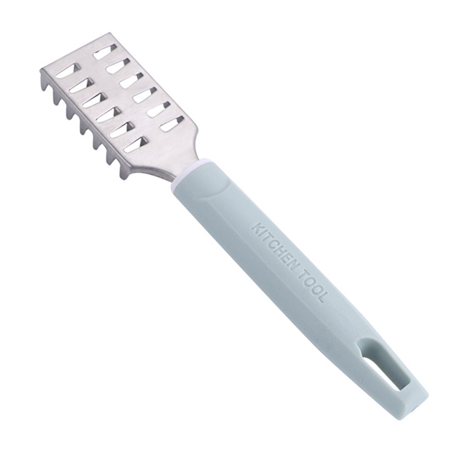 Fish Scale Remover Food Grade Rust-proof Stainless Steel Sawtooth Style Fish Scale Scraper for Home