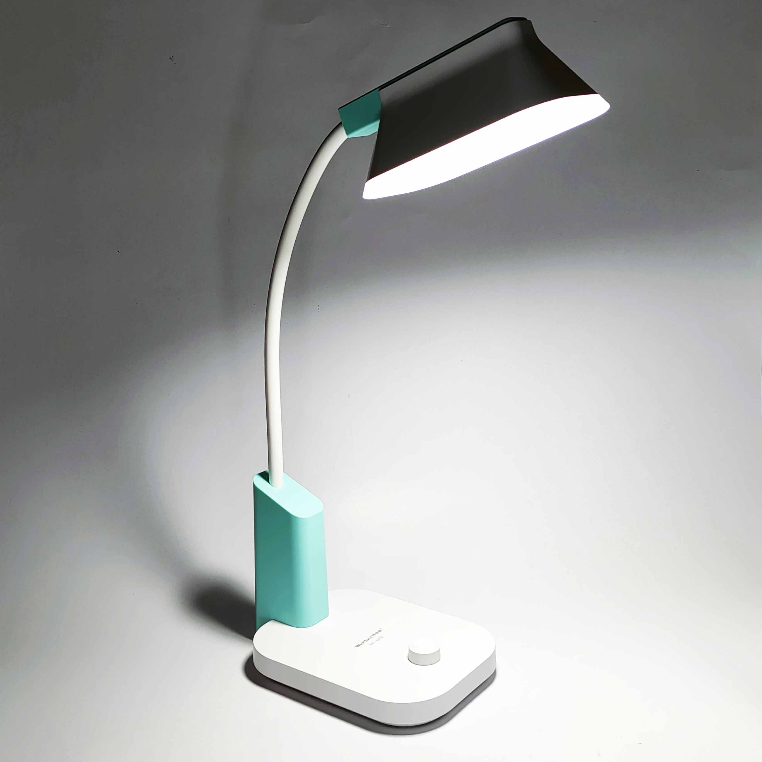 WEIDASI WD-6076GB AC/DC Rechargeable Eye Protection Warm Light Flexible LED Table / Desk Lamp. 