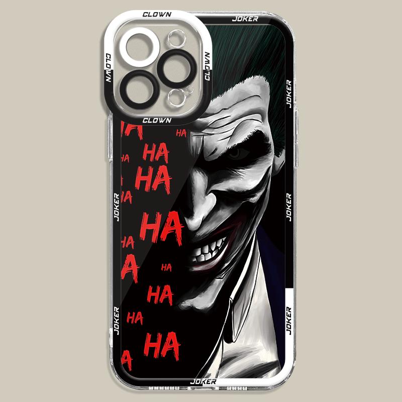 DC Movie J-Joker Phone Case for Apple iPhone 15 Pro Max 13 14 Plus 12 Mini 11 Pro XR 8 SE 7 6S XS MAX Matte Shockproof Cover. 